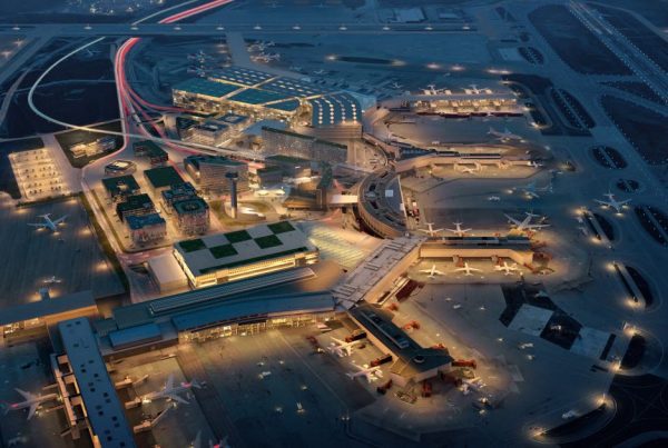 Visionsbild 2040 för Stockholm Arlanda Airport från Swedavia